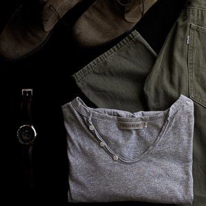 Gray/Grey Primo Emporio Mens Shirt